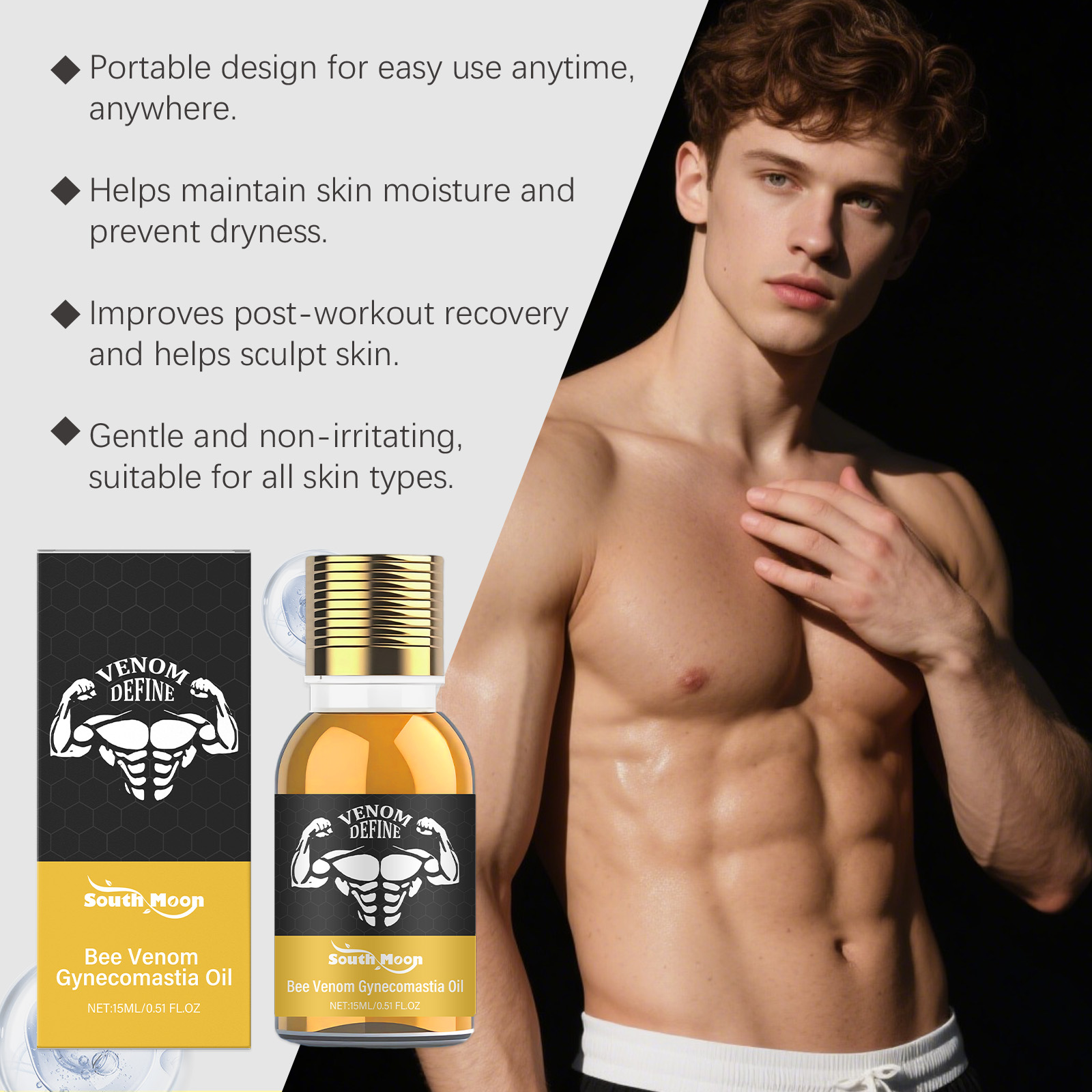 Veleno d'api Olio per ginecoma - Skincare China recensione e prezzo