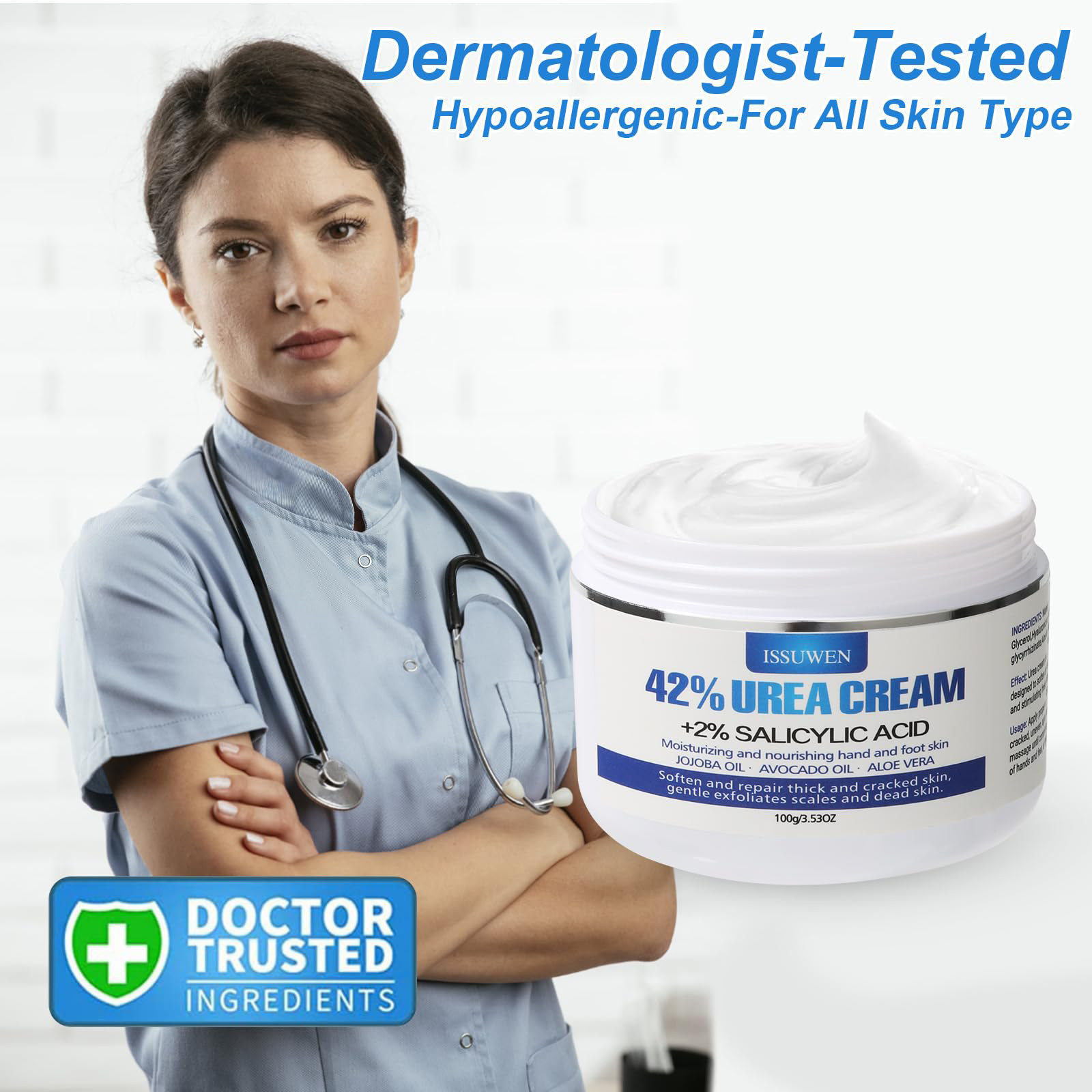 Crema per l'urea 42% Plus Acid - Urea Foot Cream recensione e prezzo